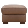 Bakerville Leather Footstool Bakerville Leather Footstool