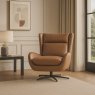 Felica Leather Swivel Chair Felica Leather Swivel Chair