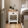 Gallery Direct Eton Bedside Drawer - White Gallery Direct Eton Bedside Drawer - White