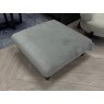 Alexander & James Artisan Footstool Plush Silver Alexander & James Artisan Footstool Plush Silver