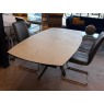 Giza Dining Table 130cm Swivel Matt Marble White Giza Dining Table 130cm Swivel Matt Marble White