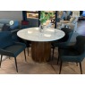 Crosby Marble Table + 4 Bottle Green Versa Chairs PU Crosby Marble Table + 4 Bottle Green Versa Chairs PU