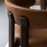 Onda Dining Chair- Brown Leather Onda Dining Chair- Brown Leather
