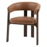 Onda Dining Chair- Brown Leather Onda Dining Chair- Brown Leather