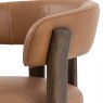 Onda Dining Chair- Brown Leather Onda Dining Chair- Brown Leather