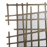 Lattice Wall Decor Mirror Brass Finish Lattice Wall Decor Mirror Brass Finish
