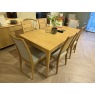 ERCOL ROMANA MEDIUM EXTENDING DINING TABLE WITH CHAIRS & BENCH SET