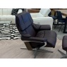 Ekornes Reno Cross Chair & Stool in Noblesse Ekornes Reno Cross Chair & Stool in Noblesse