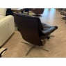 Ekornes Reno Cross Chair & Stool in Noblesse Ekornes Reno Cross Chair & Stool in Noblesse