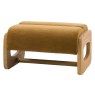 Gallery Direct Marco Footstool - Golden Gallery Direct Marco Footstool - Golden