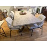 DAVOS DINING TABLE 2.3M WITH 6 X LIAM CHAIRS