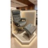 Stressless Erik Cross Chair & Stool - Medium Size Stressless Erik Cross Chair & Stool - Medium Size