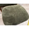 Datsun Chair and Stool in Green Fabric Datsun Chair and Stool in Green Fabric