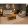 Parker Knoll Boston-Lifestyle - 3 Seater Static Sofa & Power Recliner Arm Chair in Fabric A Parker Knoll Boston-Lifestyle - 3 Seater Static Sofa & Power Recliner Arm Chair in Fabric A