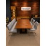 VENJAKOB-- PIAZZA 1.9M EXTENDABLE TABLE WITH 100CM LEAF PLUS 1.9M BENCH & 3 X FRENZ CHAIRS VENJAKOB-- PIAZZA 1.9M EXTENDABLE TABLE WITH 100CM LEAF PLUS 1.9M BENCH & 3 X FRENZ CHAIRS