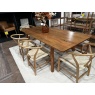 Cannes Dining Table, Upholstered Bench and 4x Whitney Dining Chairs