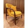 Allegra Chair in Ochre Fabric Allegra Chair in Ochre Fabric