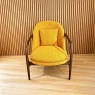 Allegra Chair in Ochre Fabric Allegra Chair in Ochre Fabric