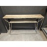 Stone Italia Bergamo Console Table Glam Travertine Stone Italia Bergamo Console Table Glam Travertine