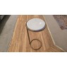 Iota Accent Table White Banswara Marble