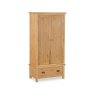 Fairfax Compact Bedroom Oak Gents Wardrobe