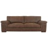 Mountback 3 Seater Sofa Marrone QS