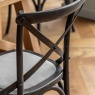 Gallery Direct Black Linen Chair Gallery Direct Black Linen Chair