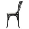 Gallery Direct Black Linen Chair Gallery Direct Black Linen Chair
