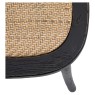 Gallery Direct Cafe Black Rattan Chair Gallery Direct Cafe Black Rattan Chair