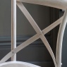 Gallery Direct Cafe White Linen Chair Gallery Direct Cafe White Linen Chair