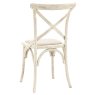 Gallery Direct Cafe White Linen Chair Gallery Direct Cafe White Linen Chair