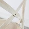 Gallery Direct Cafe White Linen Chair Gallery Direct Cafe White Linen Chair