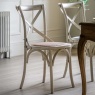 Gallery Direct Cafe White Rattan Chair