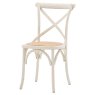 Gallery Direct Cafe White Rattan Chair