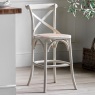 Gallery Direct Cafe White Barstool Gallery Direct Cafe White Barstool