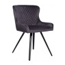 Amine Extendable Dining Table & 4 Dining Chairs in Grey Amine Extendable Dining Table & 4 Dining Chairs in Grey
