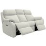 G Plan Kingsbury 3 Seater Power Recliner Sofa with Headrest and Lumbar QS