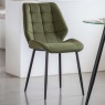 Gallery Direct Manford Dining Chair, Bottle Green Gallery Direct Manford Dining Chair, Bottle Green