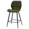 Gallery Direct Manford Barstool, Bottle Green Gallery Direct Manford Barstool, Bottle Green