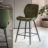 Gallery Direct Manford Barstool, Bottle Green