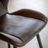 Gallery Direct Manford Barstool, Brown Gallery Direct Manford Barstool, Brown