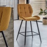 Gallery Direct Manford Barstool, Saffron Gallery Direct Manford Barstool, Saffron