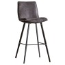 Gallery Direct Palmer Barstool, Grey Gallery Direct Palmer Barstool, Grey