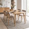 Hatfield 150cm Dining Table & 4 Dining Chairs Natural Hatfield 150cm Dining Table & 4 Dining Chairs Natural