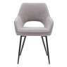 Iowa 200cm Dining Table + 4 Ivorra Grey Dining Chairs