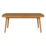 Malin 160cm Extending Dining Table And 4 Dorcas Chairs Brown