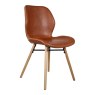 Malin 160cm Extending Dining Table And 4 Dorcas Chairs Brown Malin 160cm Extending Dining Table And 4 Dorcas Chairs Brown