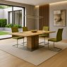 Piazza 1.9m Extending Dining Table & 4 Eileen Chairs