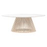 Soho Oval Table & 4 Aveley Natural Dining Chairs