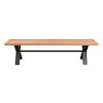 Yukon 190cm Dining Table & 3 Dining Chairs Grey & Wood Top Bench Yukon 190cm Dining Table & 3 Dining Chairs Grey & Wood Top Bench